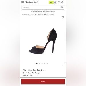 Christian Louboutin Black Women's Shoes